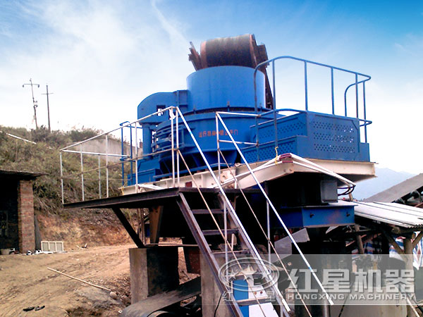 制砂機的生產現場