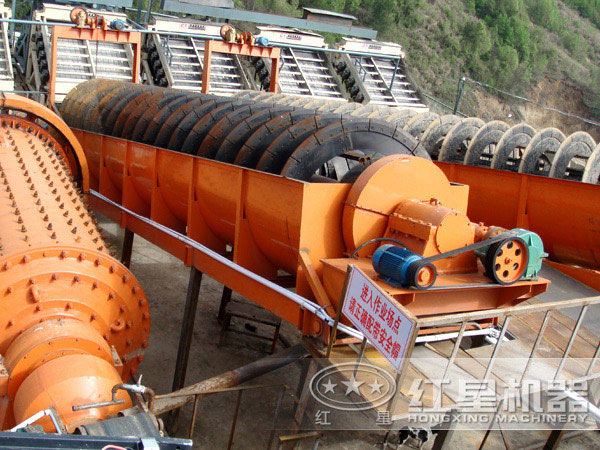 螺旋分級機工作現場