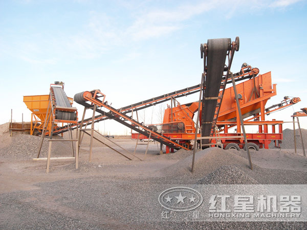 機制砂生產線現場