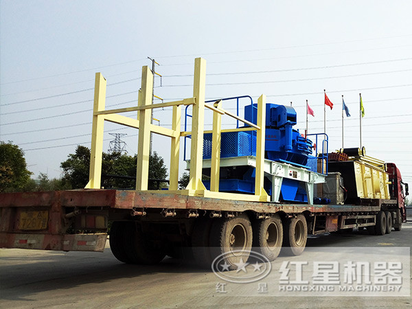 紅星制砂機發貨
