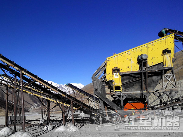 振動篩工作現場