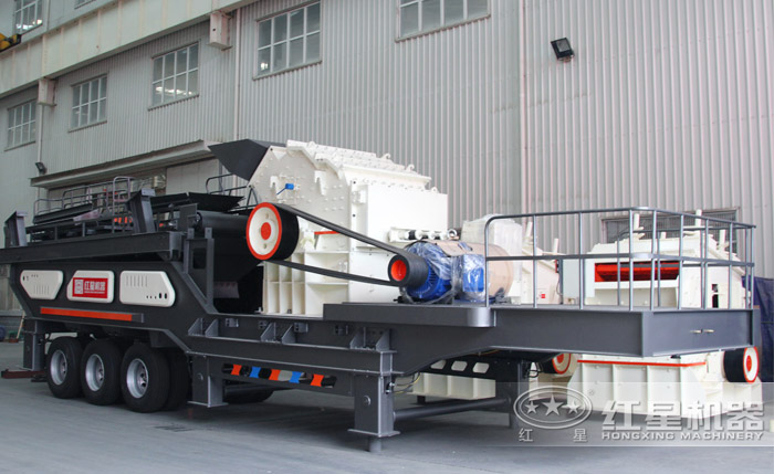 輪胎式移動細碎制砂機 輪胎式移動細碎制砂機