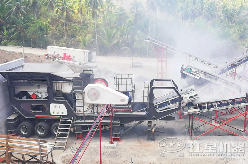 移動破碎站工作現場 移動破碎站工作現場