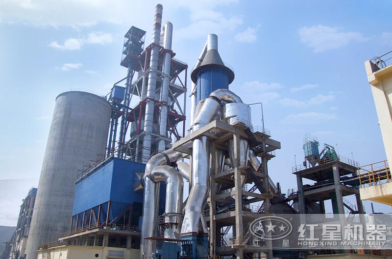 水泥生產線現場展示