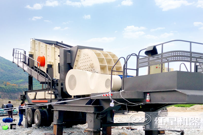 移動重錘式破碎站工作現場實拍 移動重錘式破碎站工作現場實拍