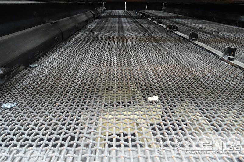 圓振動篩的篩網細節實拍