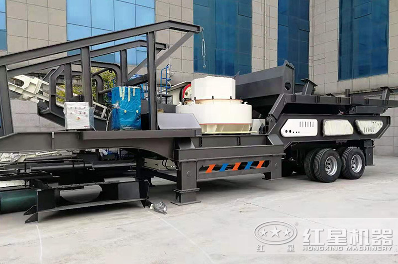 輪胎移動制砂設備實物展示 輪胎移動制砂設備實物展示