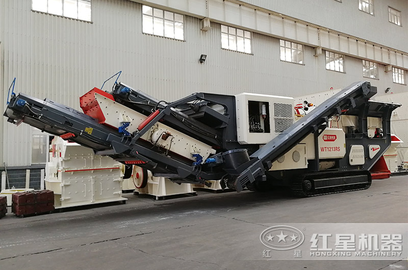 履帶移動制砂設備實拍