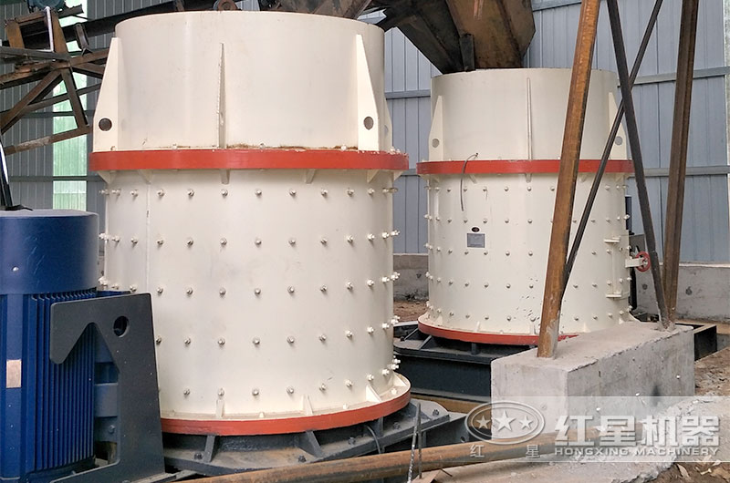 大型立軸式制砂機現場實拍