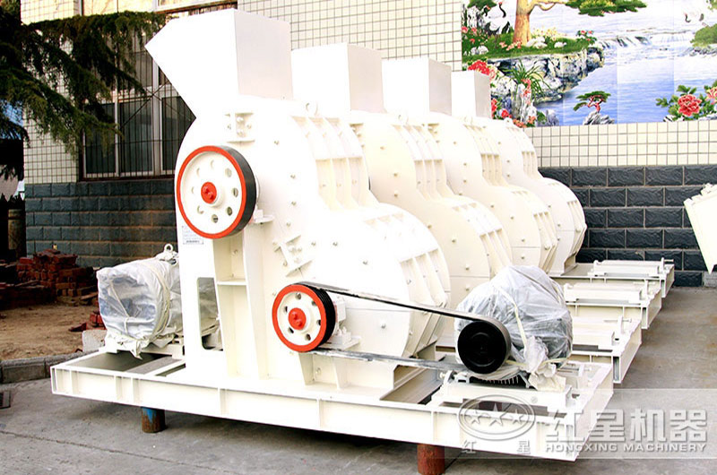 紅星雙級粉碎機廠家生產(chǎn)的設備實拍