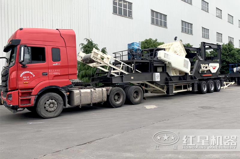 移動式錘破制砂機發貨河北
