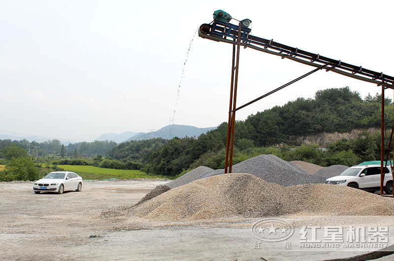 機制砂生產現場 機制砂生產現場