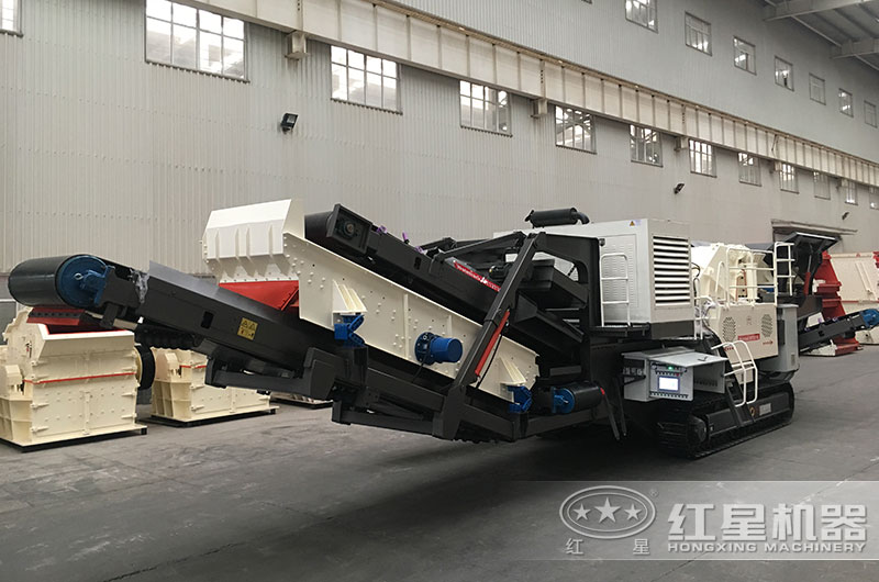 移動式煤矸石制砂設備，移動式破碎站