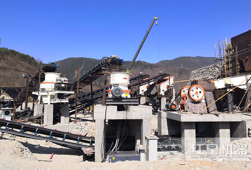 日產3000噸機制砂生產線設備有哪些_處理青石、河卵石等