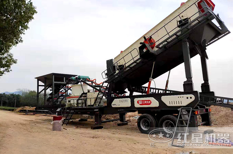 車載打砂機工作現場 車載打砂機工作現場