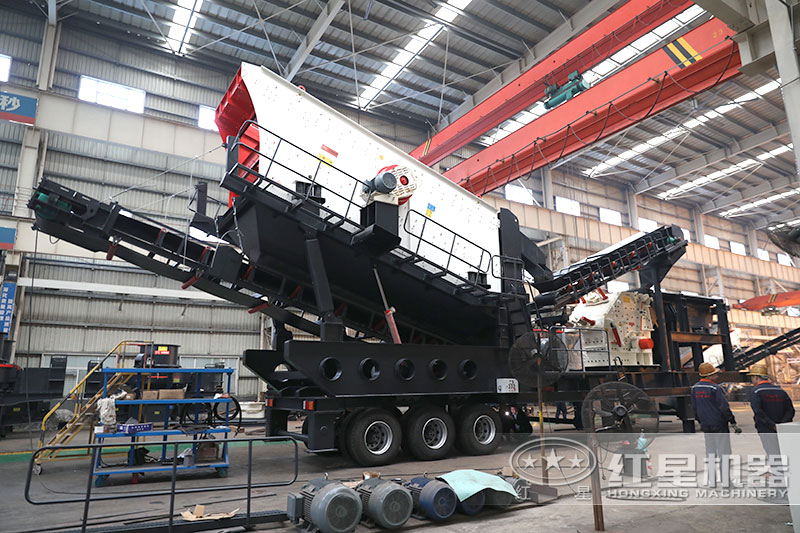 車載移動制砂機，搭配車頭任意行