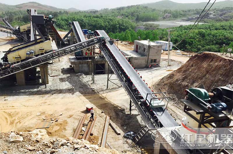 石頭粉碎成沙子生產線 石頭粉碎成沙子生產線